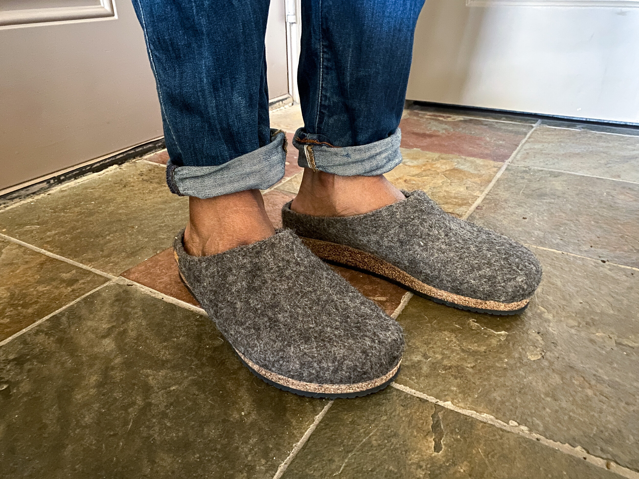 Mens sales wool clogs